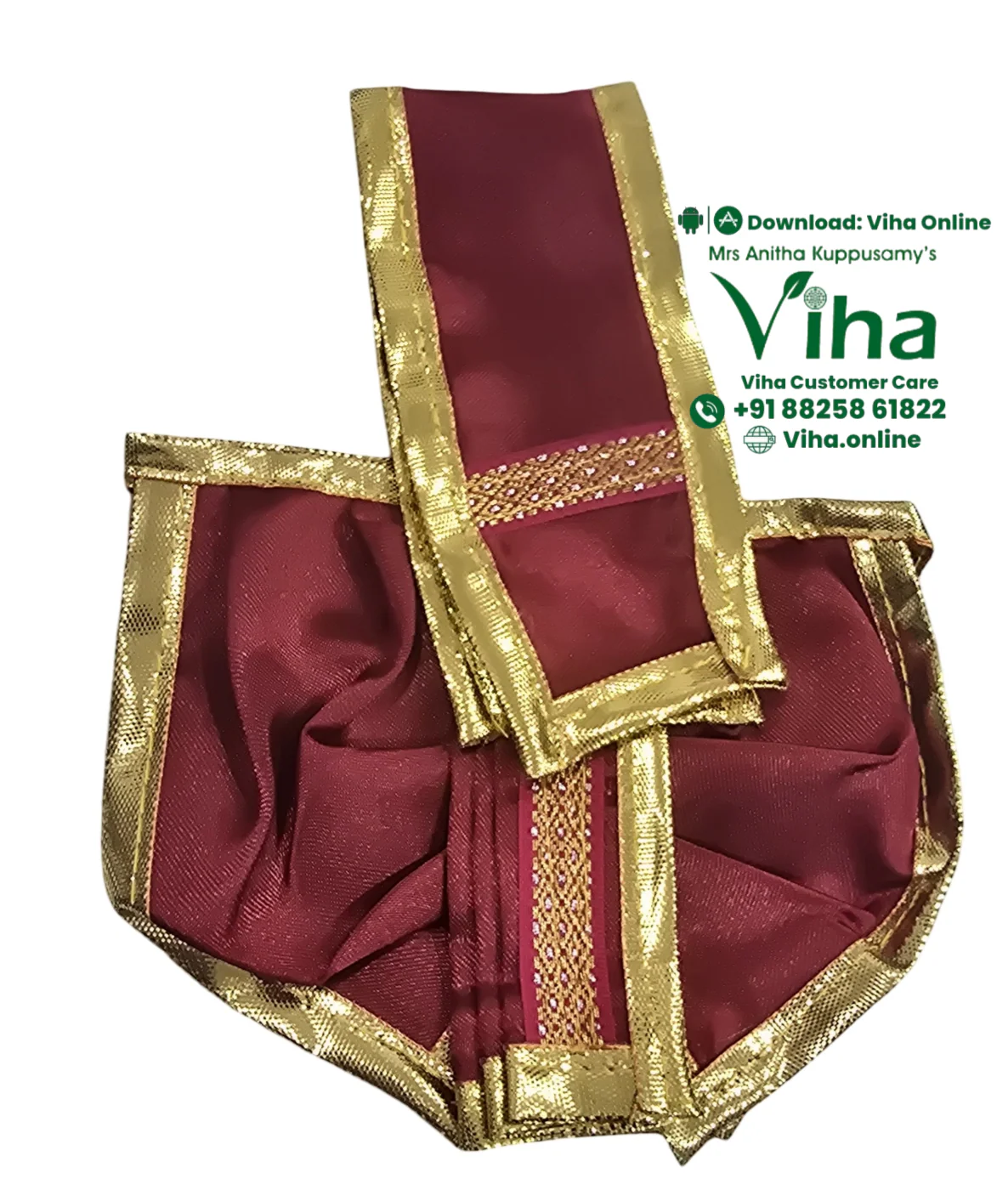 Ganesha & Krishna Dhoti - 4" Inches - Image 20