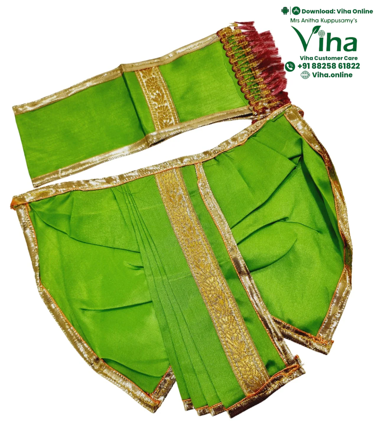 Ganesha & Krishna Dhoti - 8"Inches - Image 5