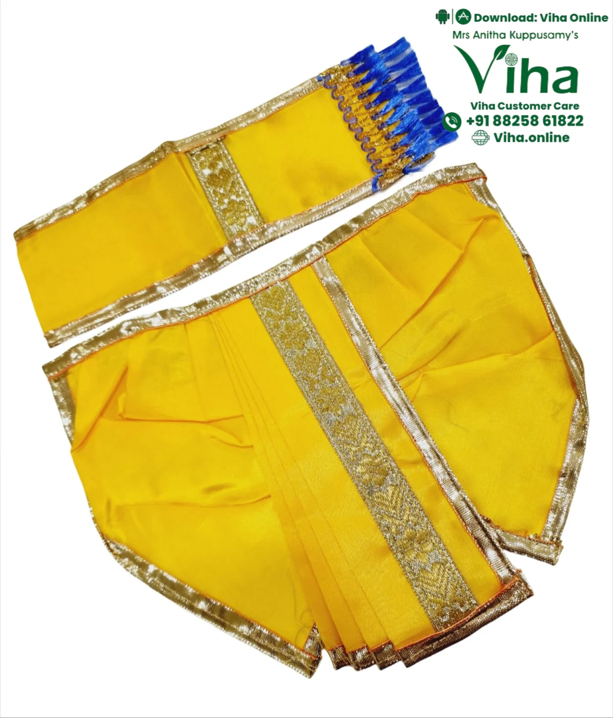 Ganesha & Krishna Dhoti - 8"Inches - Image 8