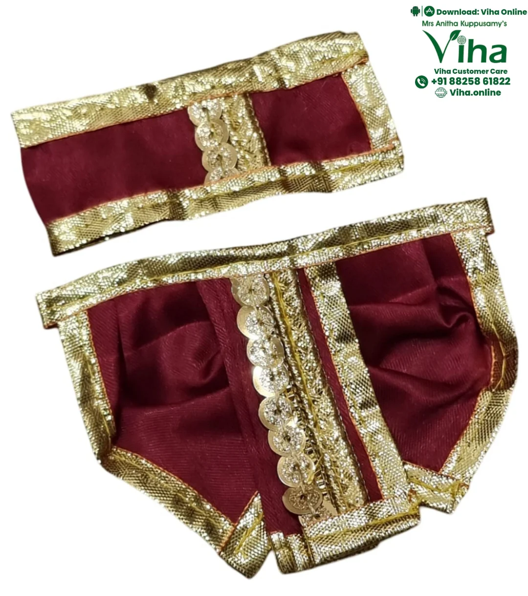 Ganesha | Krishna Dhoti Set - 3" Inches - Image 8
